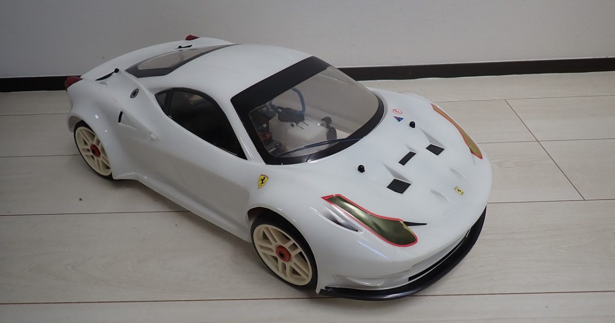 KYOSHO 京商 インファーノ GT 2 ラジコン 1/8 フェラーリ シリオ S24T エンジン マフラー メカ付き サーボ 2速 サーボ付き