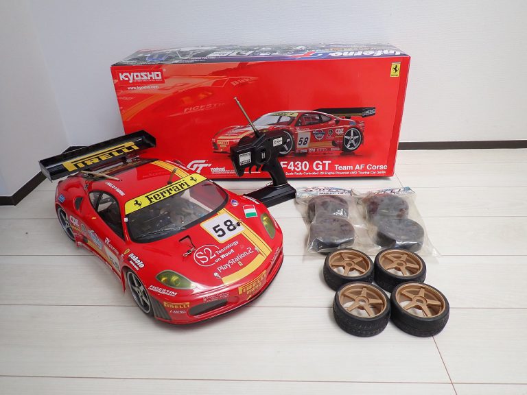 KYOSHO 京商 インファーノ GT ラジコン 1/8 フェラーリ シリオ S24T エンジン マフラー メカ付き サーボ サーボ付き