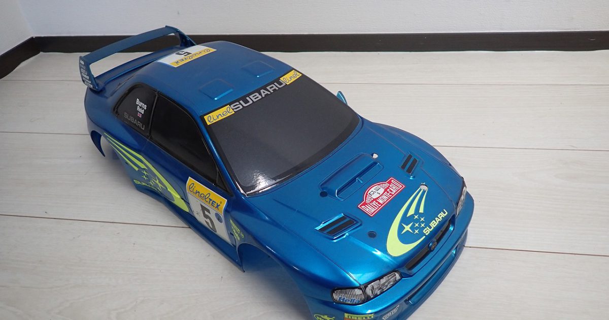 ラジコン エンジン ボディセット 1/10 1999 WRC インプレッサ ラリーモンテカルロ 完成品
