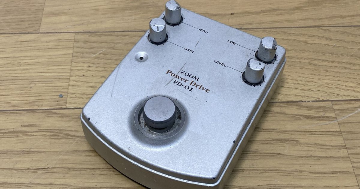 ZOOM ズーム ギター エフェクター PD-01 POWER DRIVE オーバードライブ 歪み
