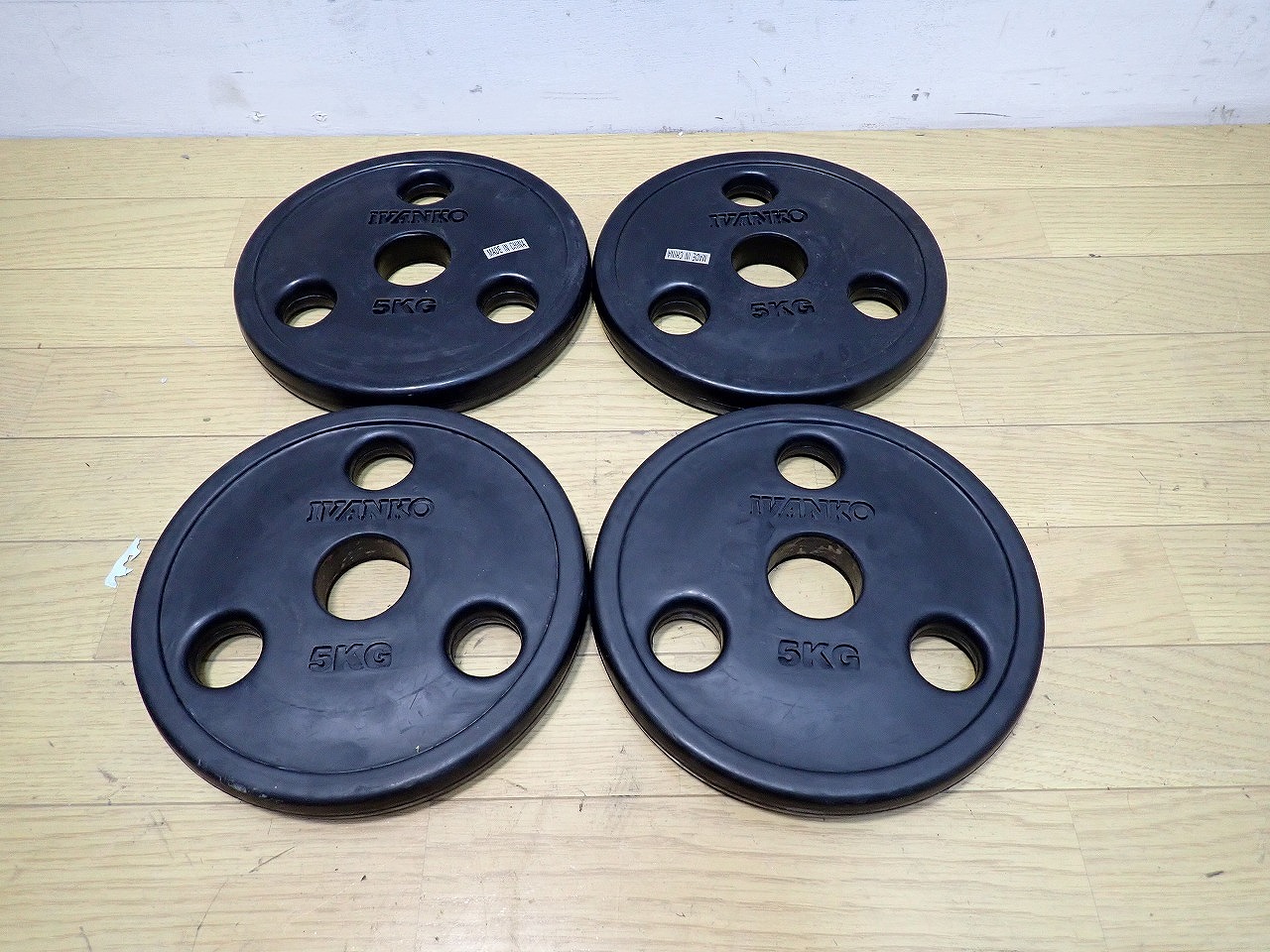 IVANKO イバンコオリンピックラバープレート10kg(2枚)