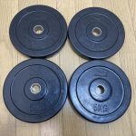 BODYMAKER ボディメーカー 穴径28mm フルラバープレート ダンベル 5kg×4枚 合計20kg