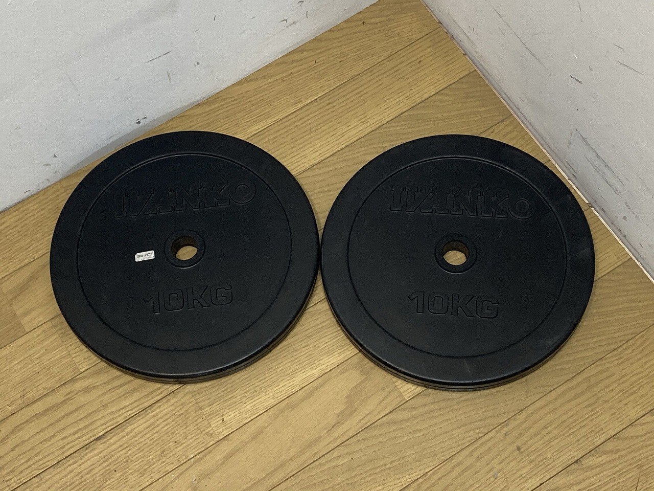 IVANKO 28mm径用ラバープレート10kg X 2枚 IVANKO イヴァンコ 28mm径用 ラバープレート 10kg X 2枚