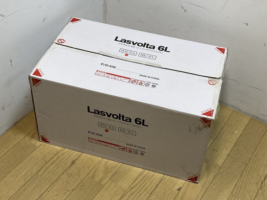 Lasvolta 6L BK/WL ラスボルタ6灯シーリングファンライト