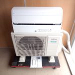 エアコン FUJITSU Nocria AS-SV281L-W 富士通 ノクリア 2.8kW 10畳用 100V 自動洗浄 無線LAN 壁掛け 2021年