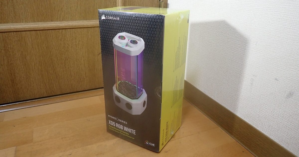 RGBポンプ Corsair Hydro XD5 RGB CX-9040007-WW コルセア Xシリーズ 330ml リザーバー 水冷 CPUクーラー