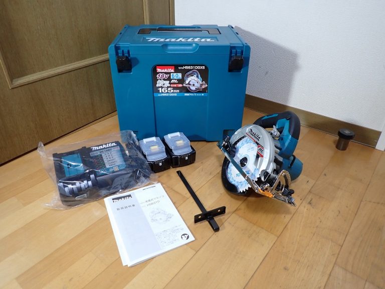 マルノコ makita SAME-HADA HS631DGXS HA631D DC18RF BL1860B マキタ 鮫肌 165mm 充電式 18V 青 丸のこ 丸鋸 BL MOTOR