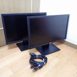 液晶ディスプレイ DELL E2216Hf デル 21.5型 ワイド 液晶モニタ 2台 D-Sub DP ディスプレイポート ケーブル 付き