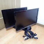 液晶ディスプレイ DELL ST2220Lb デル 21.5型 ワイド 液晶モニタ 2台 D-Sub DVI HDMI デュアルモニタ ケーブル 付き