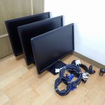 液晶ディスプレイ DELL E2014Hf E2009Wt E207WFPc デル 19.5型 20型 20.1型 ワイド モニタ 3台 D-Sub DIV ケーブル付属