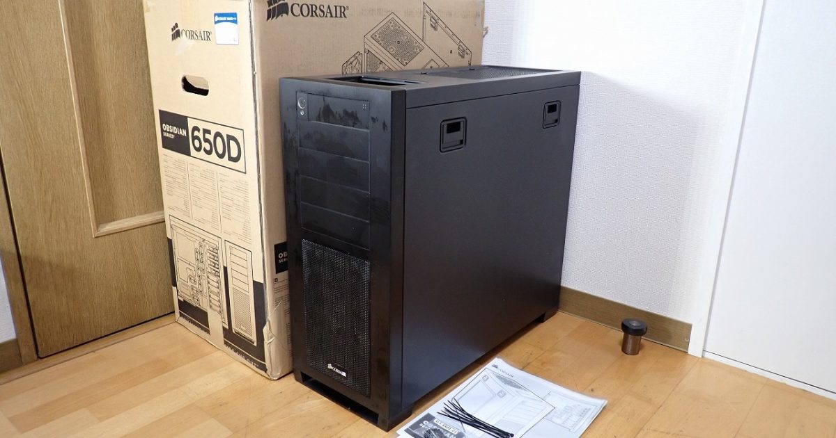 PCケース Corsair OBSIDIAN 650D コルセア オブシディアン Micro ATX ミドルタワー メッシュ