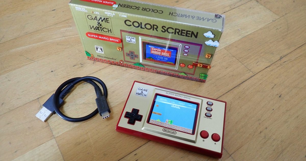 ゲーム＆ウオッチ スーパーマリオブラザーズ NINTENDO GAME&WATCH HXA-001 任天堂 ニンテンドー