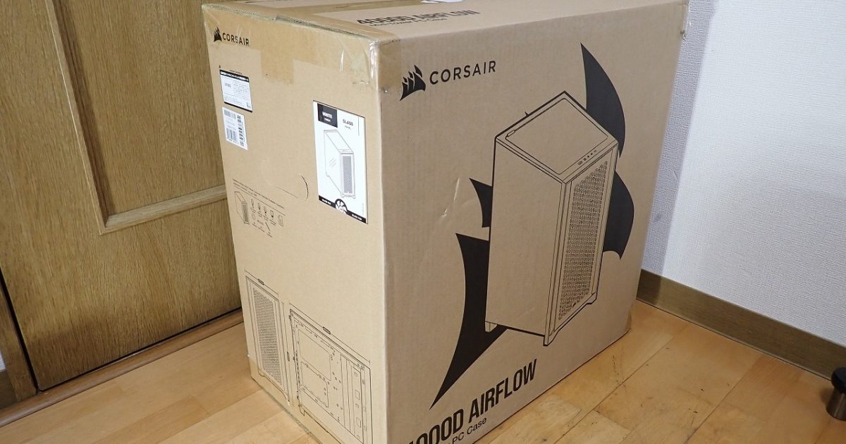PCケース Corsair 4000D AIRFLOW CC-9011201-WW WHITE FINISH コルセア エアフロー ホワイトフィニッシュ ミドルタワー