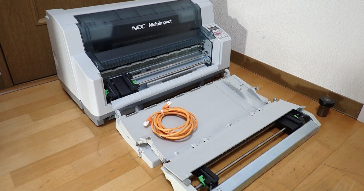 ドットインパクトプリンタ NEC MultiImpact PR-D700XAN リアトラクタフィーダ PR-D700XE-03 パラレル LAN ネットワーク