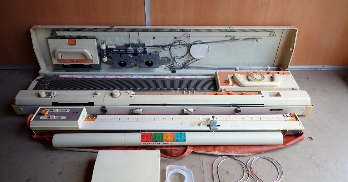 編み機 BROTHER KH-871 ブラザー パリエ7 Palie 編機 ハンドクラフト ニットリーダー KL-117 手芸 8