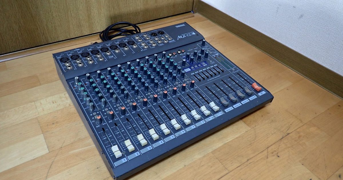 ミキサー YAMAHA MIXING CONSOLE MX12/4 ヤマハ ミキシングコンソール アナログ
