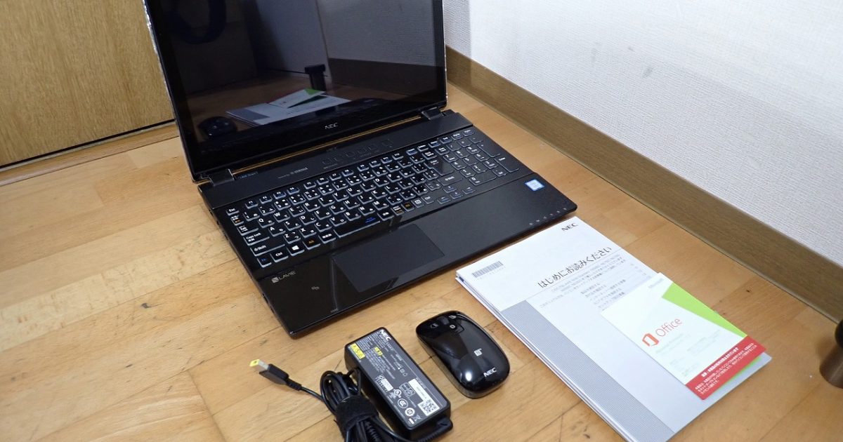 ノートパソコン NEC LAVIE PC-GN276BAA9 Win10 Core i7-7500U 2.90GHz RAM16GB SSD 128GB HDD 1TB BD-RE Office テンキー 15.6型