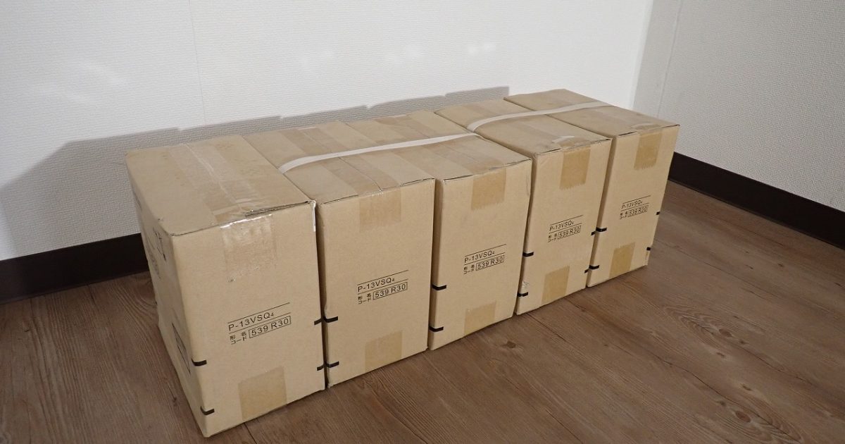 深形フード MITSUBISHI P-13VSQ4 三菱電機 ステンレス製 屋外フード 換気扇 ロスナイ 換気扇用システム部材 5台セット