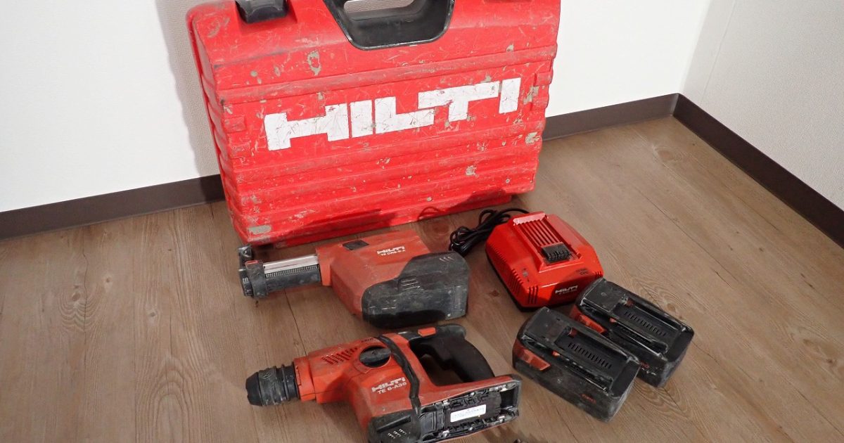 ハンマードリル HILTI TE 6-A36 04 ヒルティ 集塵機 TE DRS-6-A バッテリー B 36/5.2 充電器 C 4/36-350 充電式 ロータリー