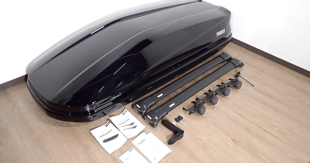 ルーフボックス THULE Touring L スーリー ツーリング WingBar Edge 958x ウィングバーエッジ ブラック ジェットバッグ