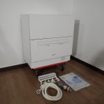 食器洗い乾燥機 Panasonic NP-TA4-W パナソニック 食洗機 ストリーム除菌洗浄 5人分 据え置き 分岐水栓 CB-SKH6 2020年