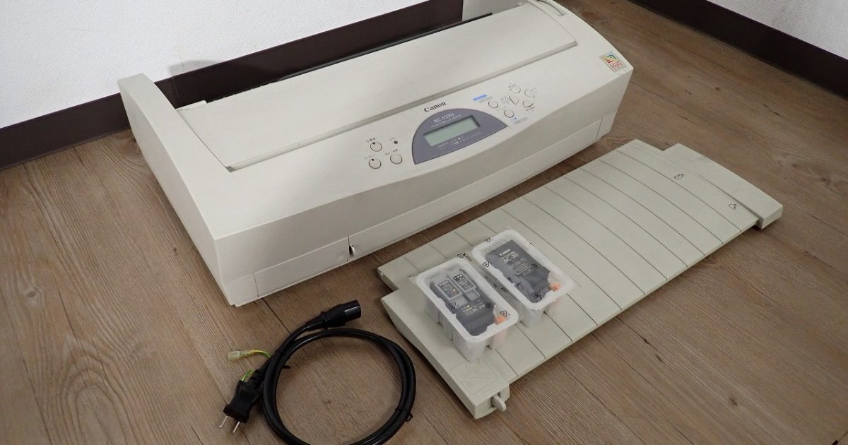 プリンタ Canon BJC-5500J K10171J キャノン インクジェット A2 パラレル ジャンク BC-20 BCI-21