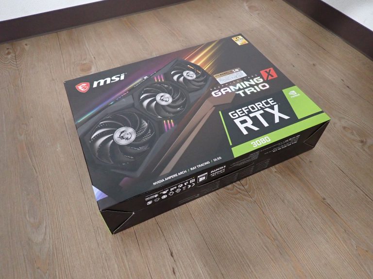 グラフィックボード MSI GeForce RTX3080 GAMING X TRIO 10G ビデオカード 6