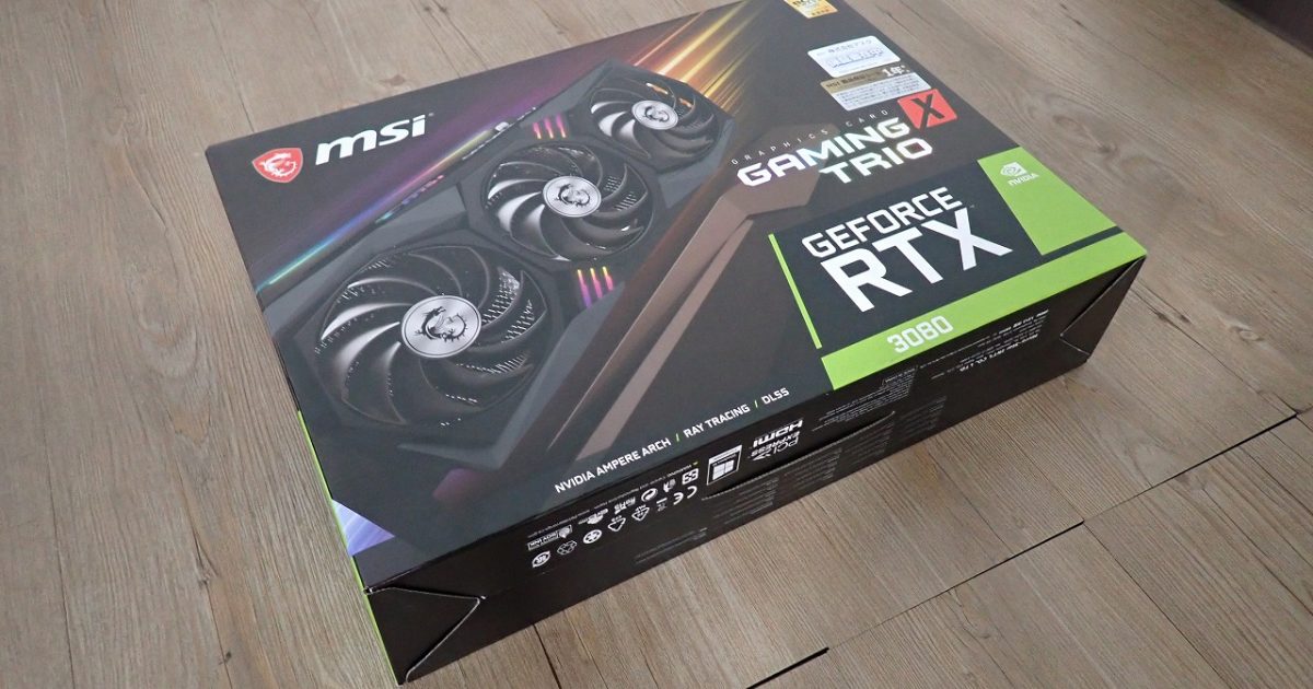グラフィックボード MSI GeForce RTX3080 GAMING X TRIO 10G ビデオカード 7