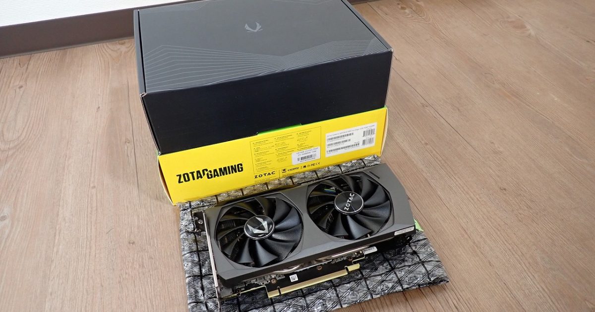 グラフィックボード ZOTAC GAMING GEFORCE RTX3060Ti Twin Edge OC 8GB 256BIT GDDR6 ゾタック ゲーミング ビデオカード 26