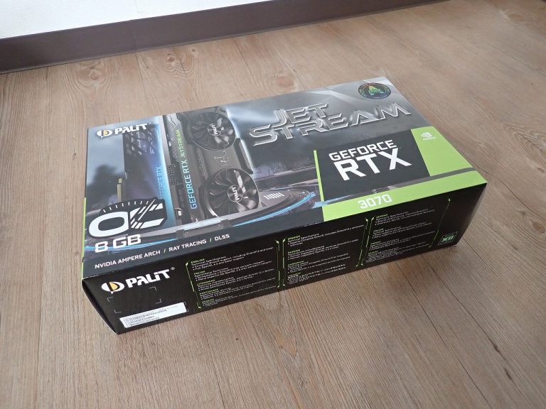 グラフィックボード Palit RTX3070 JETSTREAM OC 8GB GDDR6 256bit 3-DP HDMI パリット GEFORCE ジェットストリーム 風 8