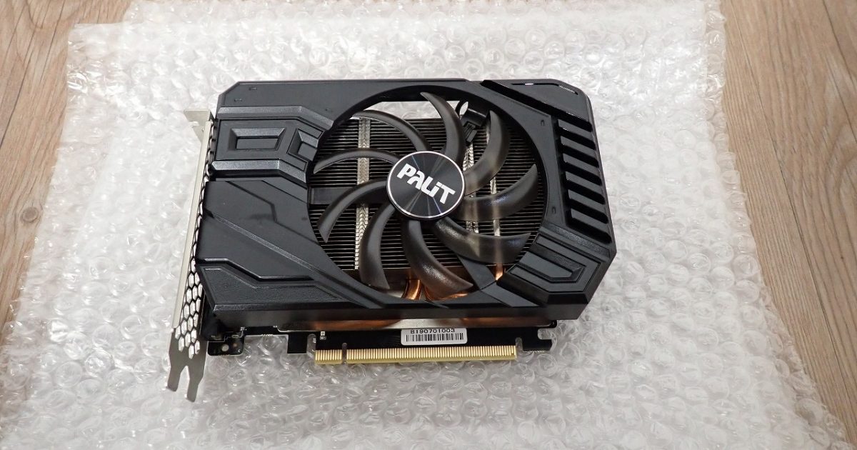 グラフィックボード Palit GTX 1660Ti StormX 6G GDDR6 192bit DVI HDMI DP パリット ビデオカード GeForce 32