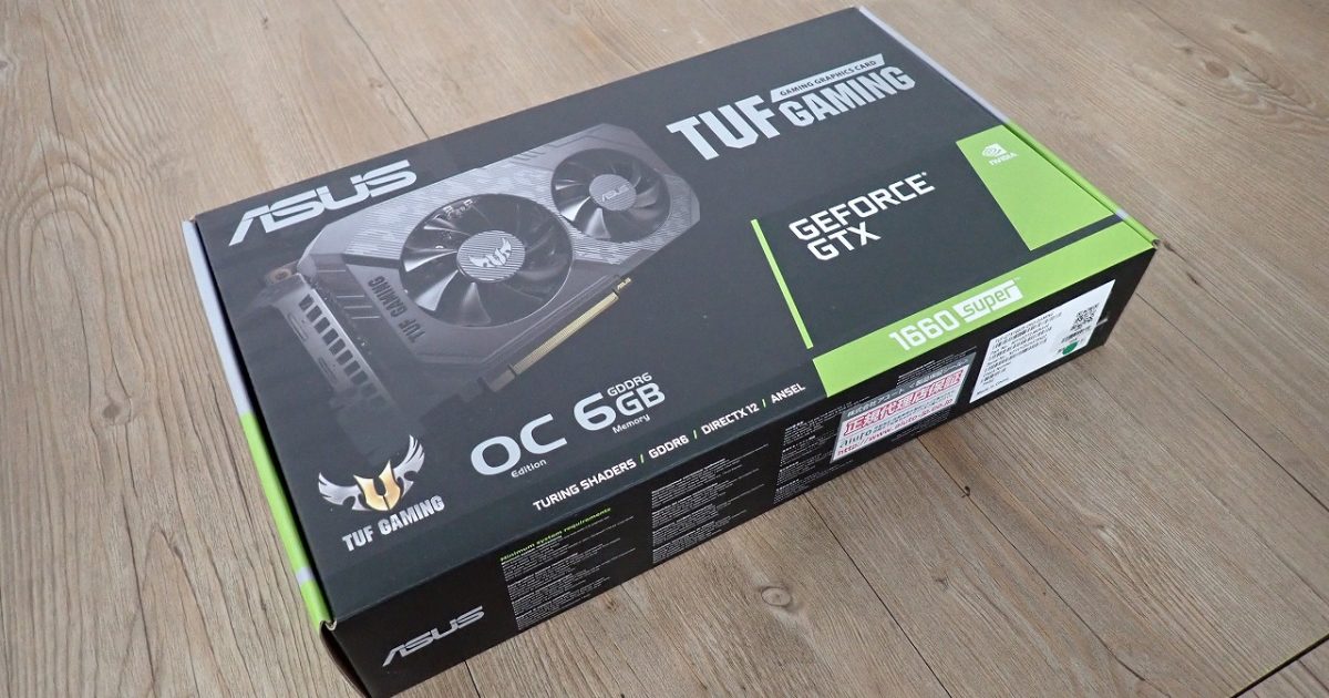グラフィックボード ASUS TUF-GTX1660S-O6G-GAMING エイスース GEFORCE OC 6GB GDDR6 super ビデオカード 23