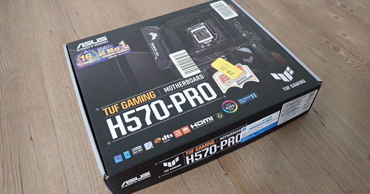 マザーボード ASUS TUF GAMING H570-PRO エイスース ゲーミング ATX LGA1200 INTEL DDR4 16