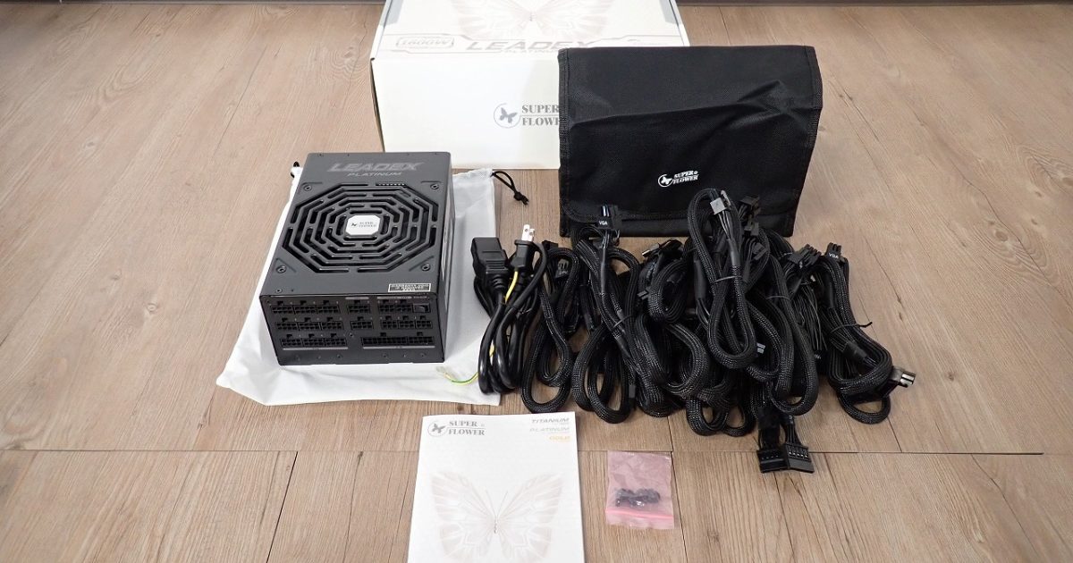 電源ユニット SUPERFLOWER LEADEX PLATINUM 1600W SF-1600F14HP スーパーフラワー PC電源 22