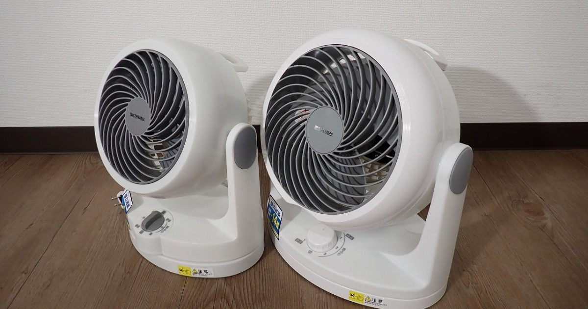 サーキュレーター IRIS PCF-HD18-W PCF-HD15-W アイリス 首振り 静音 扇風機 14畳 2台セット