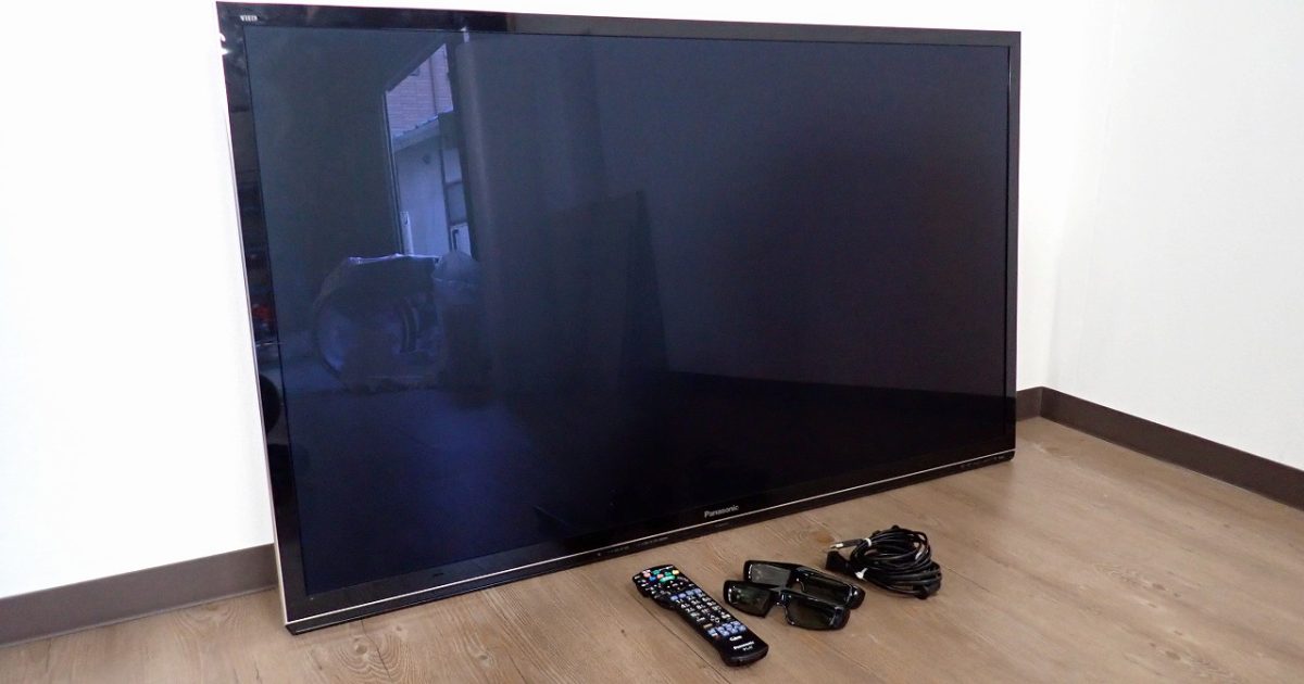 プラズマテレビ Panasonic VIERA TH-P50VT55 パナソニック 50V型 スマートビエラ N2QAYB000732 3Dグラス TY-ER3D4MW