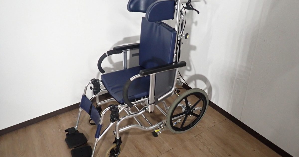 車椅子 MATSUNAGA MH-4R 松永製作所 マイチルト 介助用 ティルト リクライニング ヘッドレスト ブレーキ