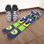 スキー ROSSIGNOL TERRAIN RAEJCO1/JC01 ロシニョール カービング 104 106/74/98 R:7m ブーツ 3 21cm 270mm 靴 子供用