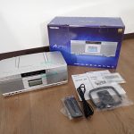 CDラジカセ TOSHIBA Aurex TY-AK2 東芝 ハイレゾ CD カセットテープ ラジオ Bluetooth USB リモコン TRM-AK2