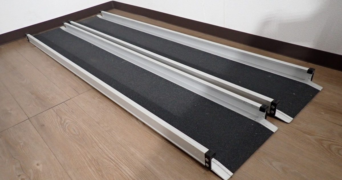 ワイドアルミスロープ EAST I EW150 イーストアイ 全長150cm 幅20cm 耐荷重300kg 車椅子 ラダー