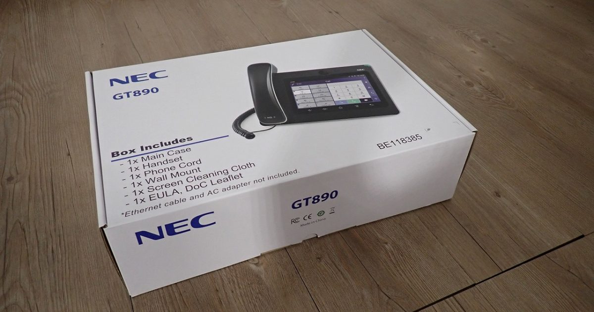 受付電話機 NEC UNIVERGE GT890 ITX-3370-1W(BK)TEL BE118385 日本電気