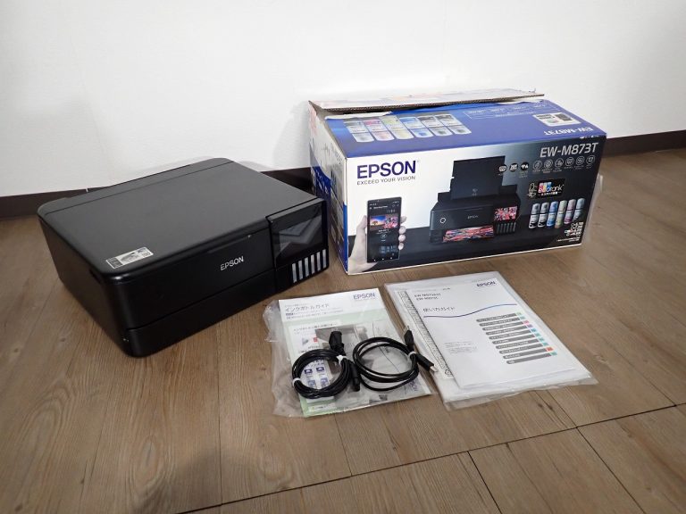 インクジェットプリンター EPSON EW-M873T エプソン エコタンク A4 複合機 コピー スキャン 自動両面プリント ハガキ 6色 Wi-Fi