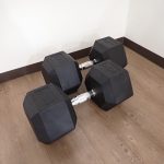 ラバーヘックスダンベル EVOLGEAR EVA-0413 エヴォルギア 固定式 40kg 2個セット 80kg