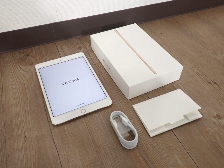 iPad mini 4 Apple MK712J/A A1550 Wi-Fi+Cellular 16GB ゴールド アップル アイパッドミニ KDDI タブレット 判定〇