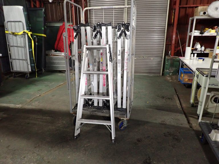 脚立 ALINCO PRS-120WG アルインコ 踏ざん幅広 アルミ はしご ハシゴ 4尺 4段 1m11cm 5台セット