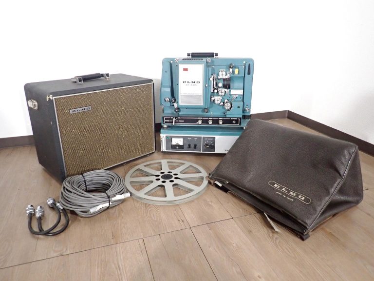 映写機 ELMO XP-350 エルモ 16mm XENON ARC SOUND PROJECTOR プロジェクター 整流器 スピーカーボックス 16ミリ ケーブル