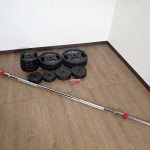 バーベル WILD ワイルド ラバープレート 15kg×2枚 10kg×2枚 5kg×4枚 2.5kg×4枚 1.25kg×4枚 シャフト 2m 28mm 合計約100kg