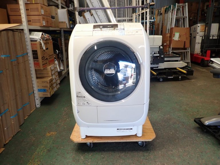 洗濯機 HITACHI BD-V3600L 日立 ヒートサイクル 風アイロン ビッグドラム 斜型 9kg/6kg 乾燥機