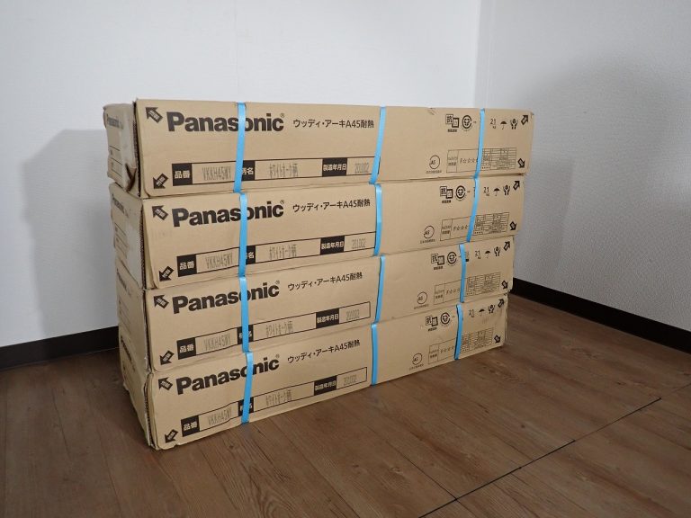 フローリング Panasonic VKKH45WY パナソニック ウッディ アーキ A45 耐熱 ホワイトオーク 直張用 4ケース 約7.88 畳