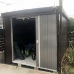 物置 INABA KXN-101 イナバ物置 モノパルテ 大型 スチール 幅2650mm 奥行3620mm 高さ2410mm 9.59平米 稲葉製作所